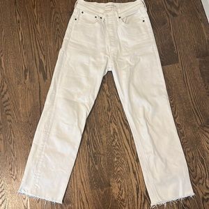 Aritzia Denim Forum Arlo High Rise Straight Jeans. Size 27